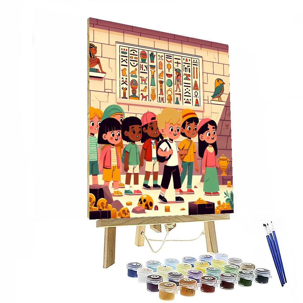 Ancient Egyptian Discovery Number Painting