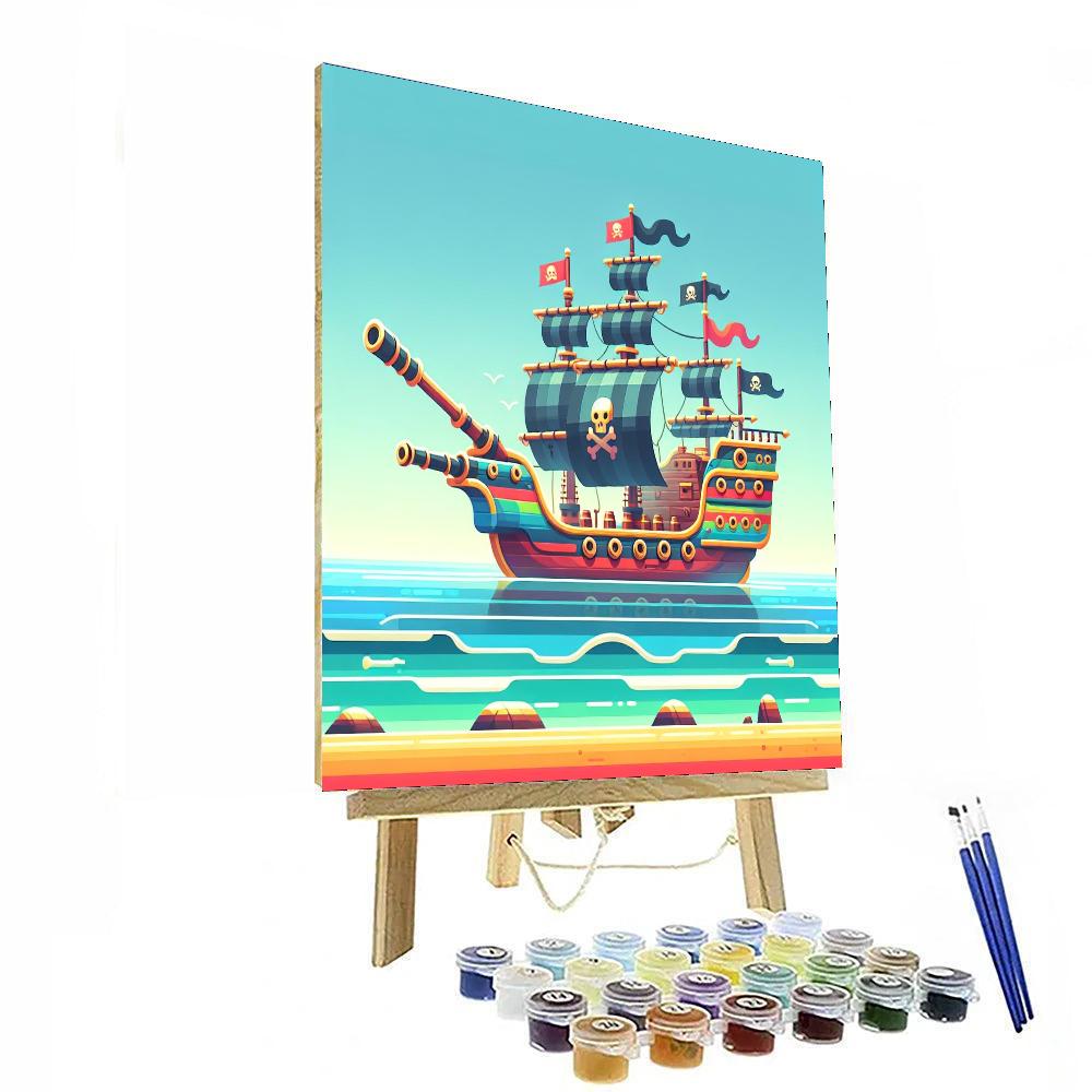Nautical Pirates Voyage Number Painting