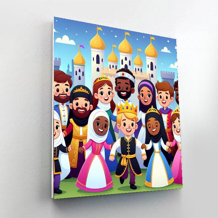 Royal Revelry Numbered Painting Kits