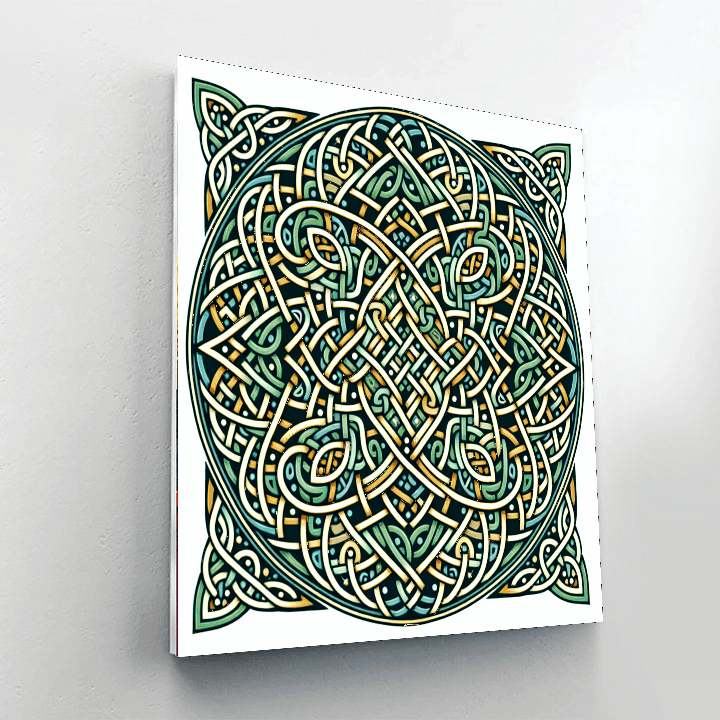 Mystical Celtic Knots Painting Number Kit