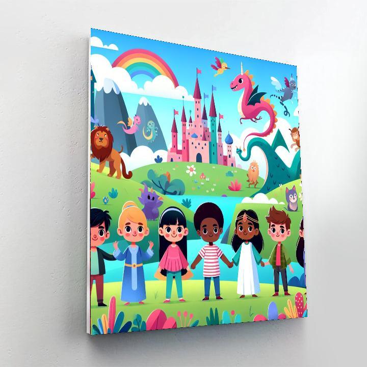 Fantasy Dreamscape Journey Paint By Numbers Art
