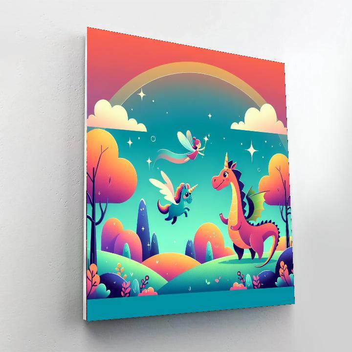 Mythical Adventures DIY Paint By Numbers