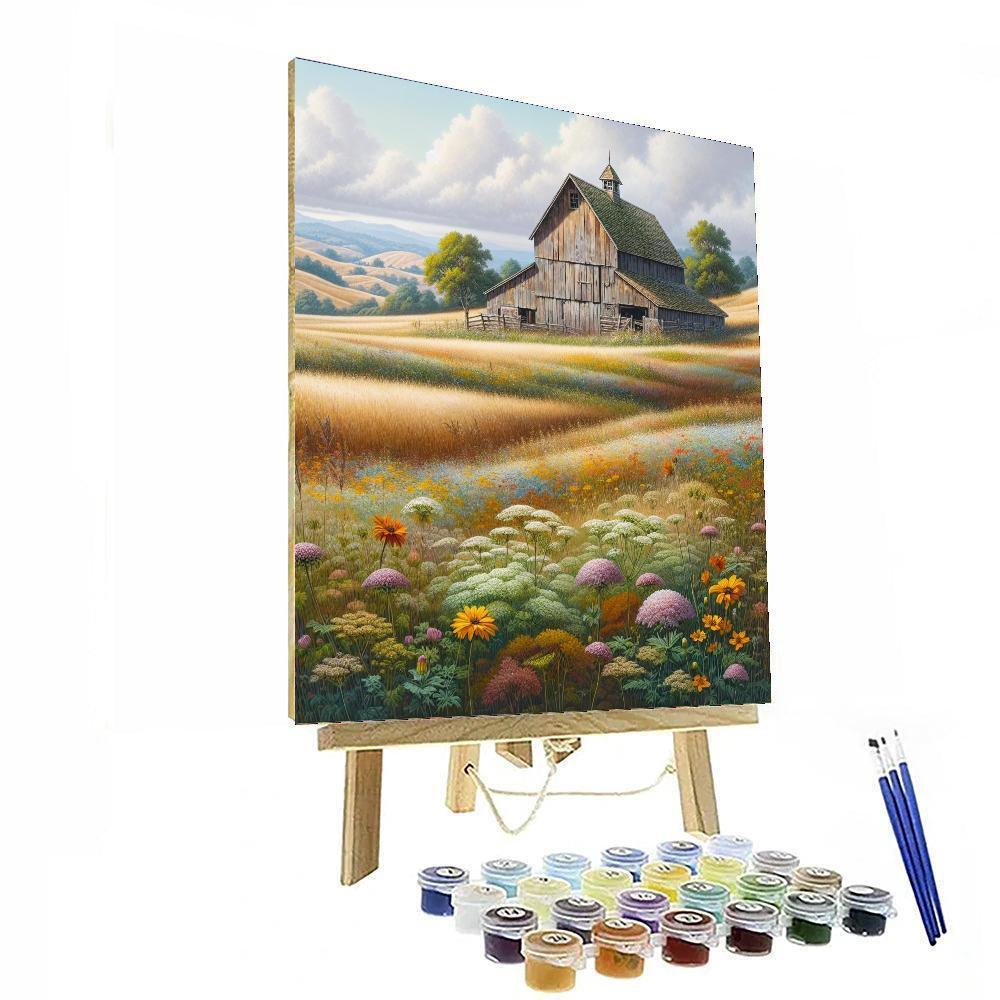 Rustic Barn In The Countryside Paint By Numbers