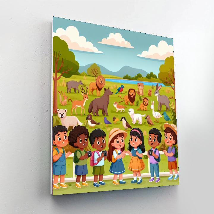 Wildlife Watch Number Painting