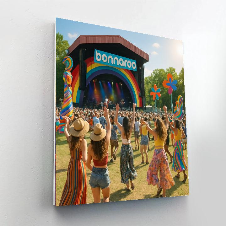 Bonnaroo Music & Arts Festival - Usa Painting By Numbers Kit