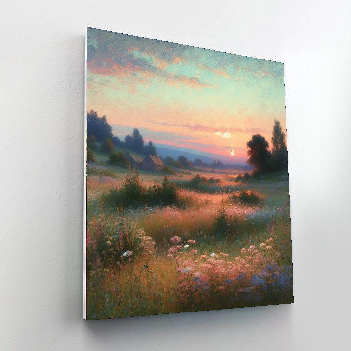 Enchanted Evening Meadows Paint By Numbers Art