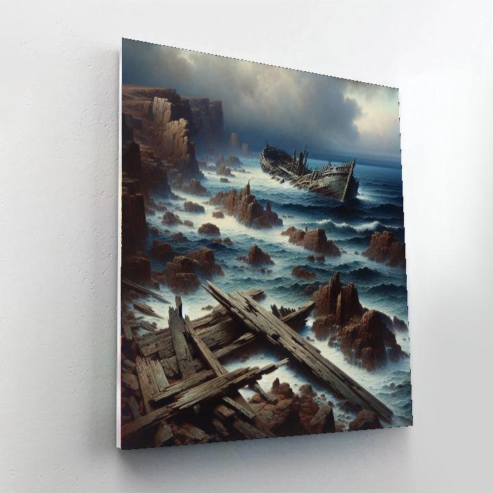 Tales Of Old Shipwrecks Paint By Number