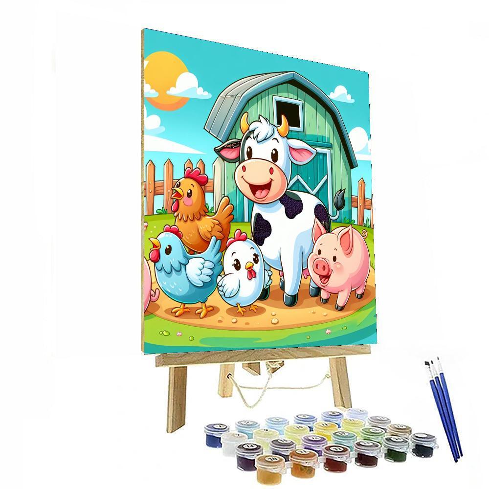 Farmyard Friends Fiesta Paint By Color