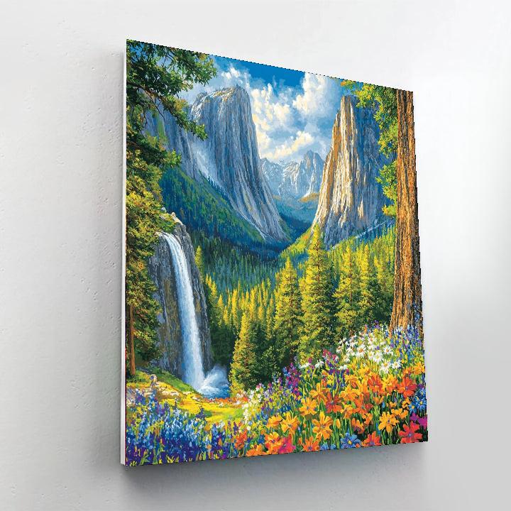 Yosemite National Park - Usa Numbered Painting Kits