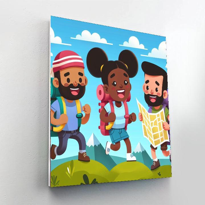 Adventurous Explorers Numbered Painting Kits