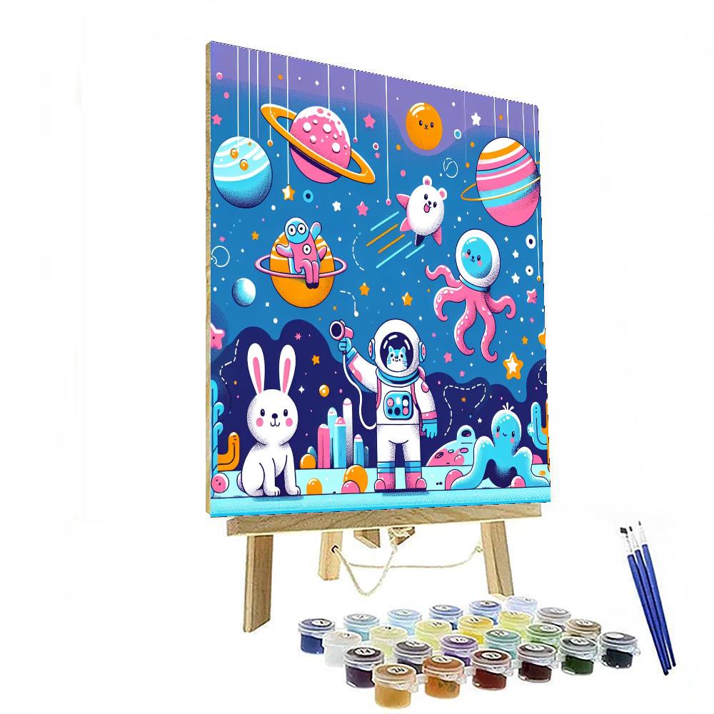 Astral Animal Planet Painting Number Kit