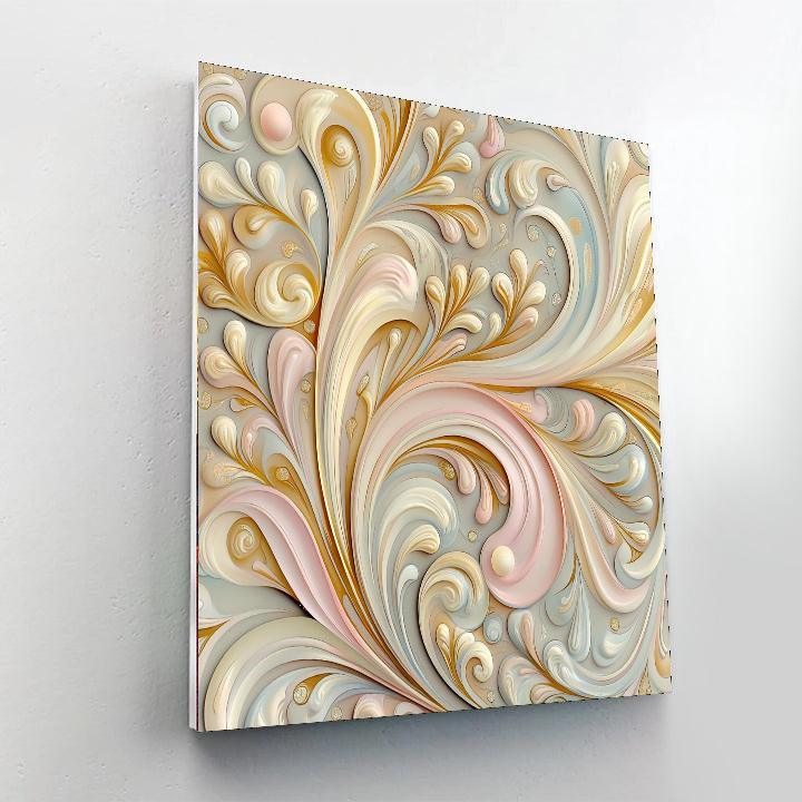 Alphonse Mucha Inspired Ornamental Dreamscape  Painting Number Kit