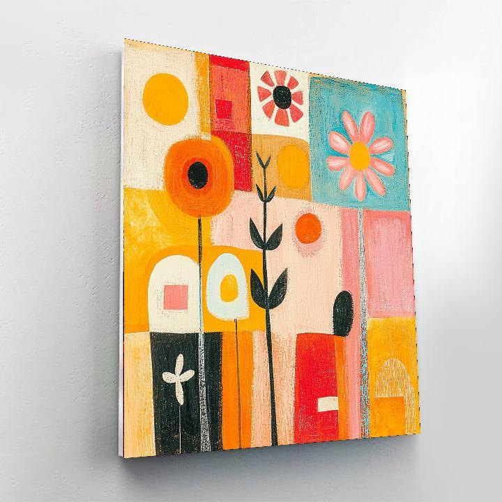 Paul Klee Inspired Whimsical Harmony  Numbered Painting Kits