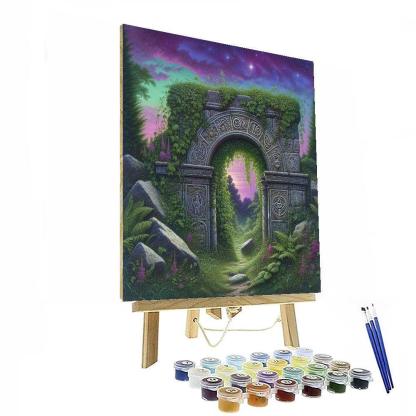 Ancient Mystic Portal DIY Paint By Numbers