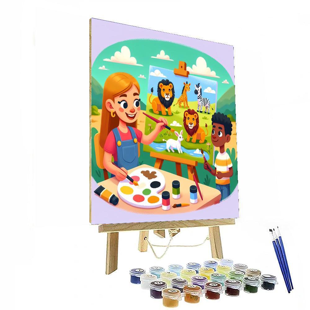 Art Safari Adventure Paint By Number