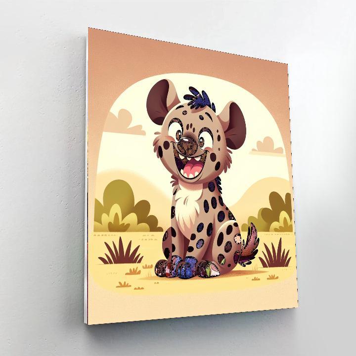Hilarious Hyena Paint By Color
