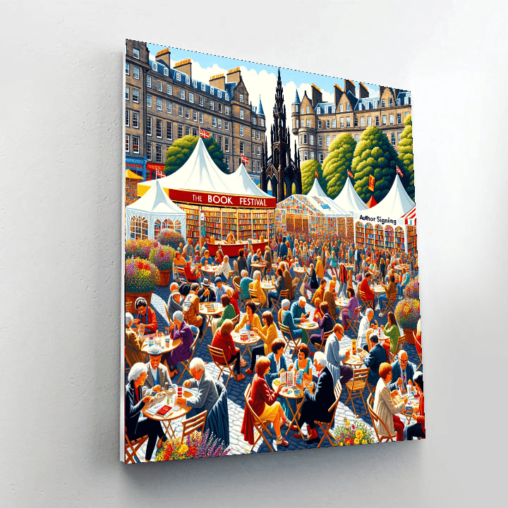 The Edinburgh International Book Festival DIY Paint By Numbers