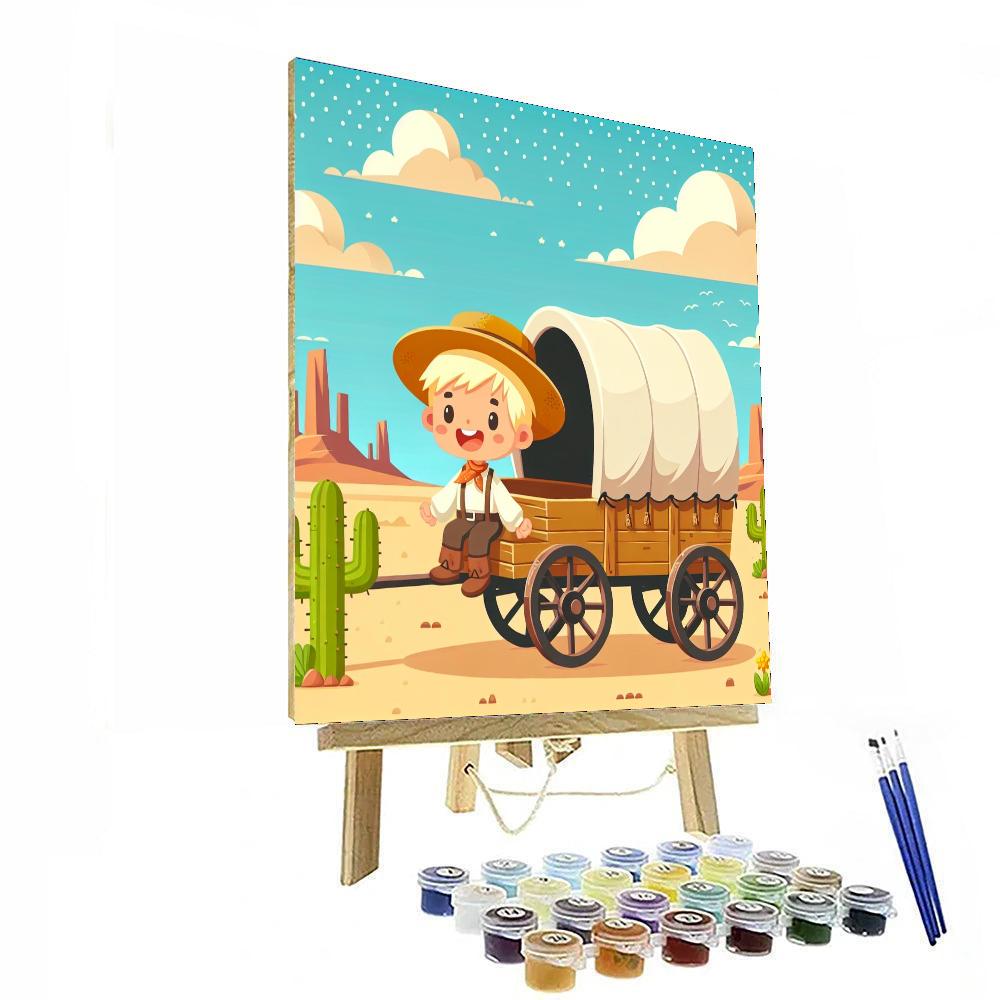 Wild West Pioneer Adventure DIY Paint By Numbers