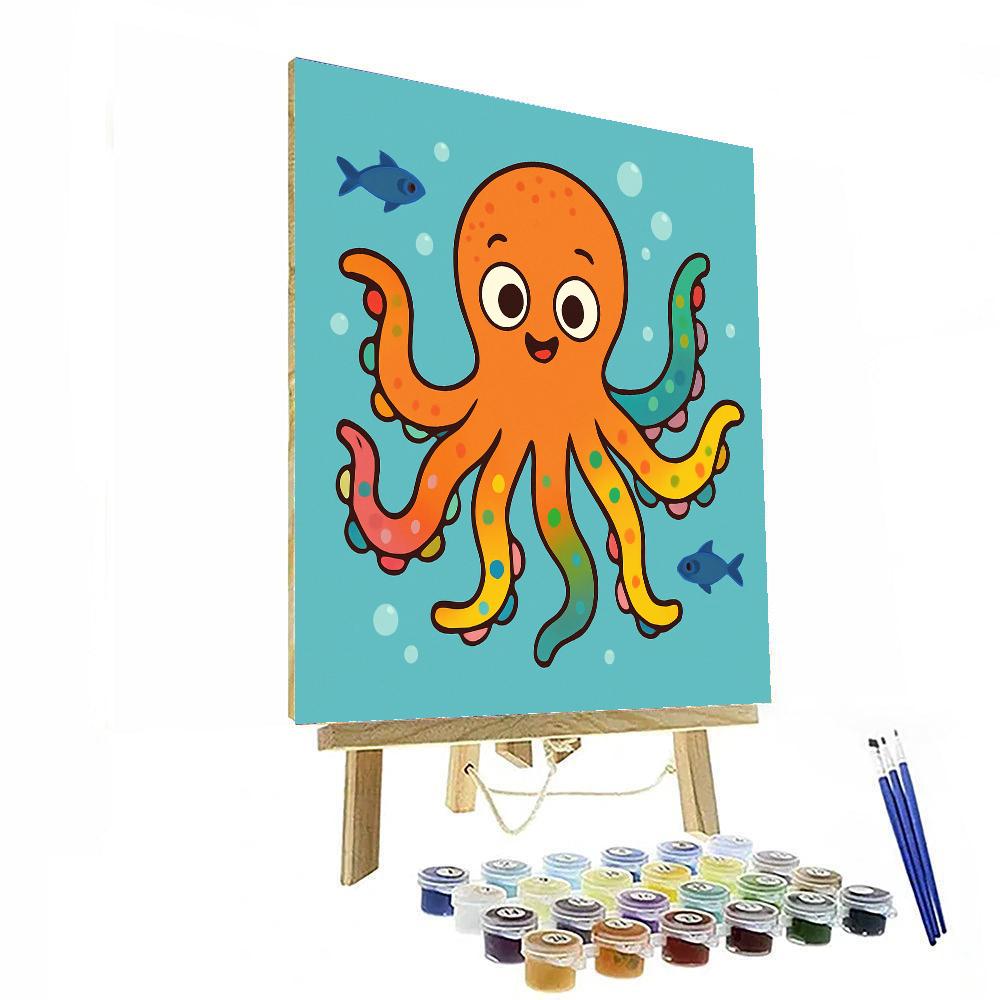 Wacky Octopus Painting By Numbers Kit