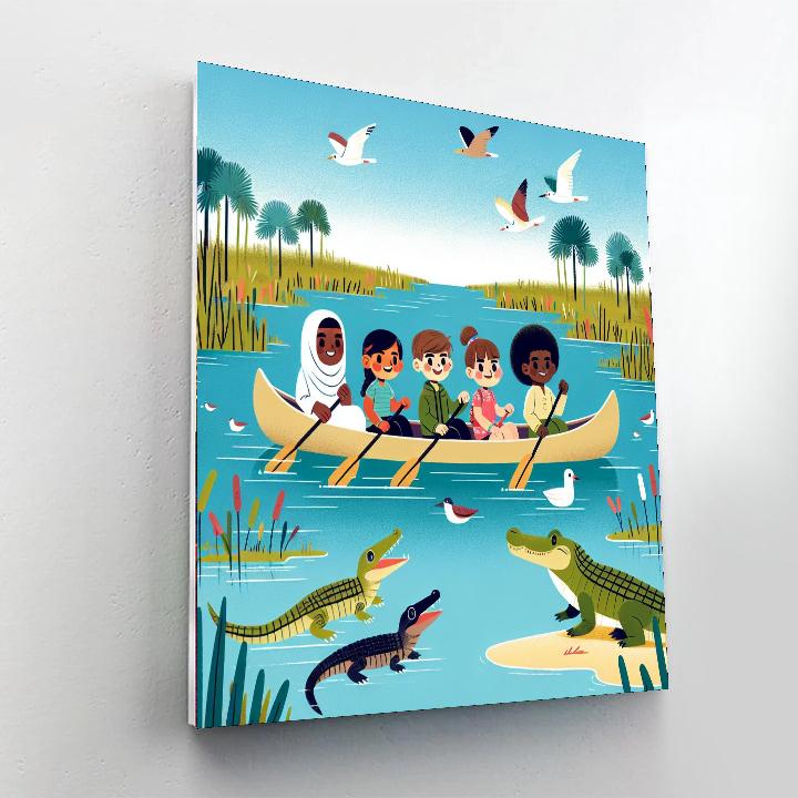 Exciting Expedition Everglades Numbered Painting Kits