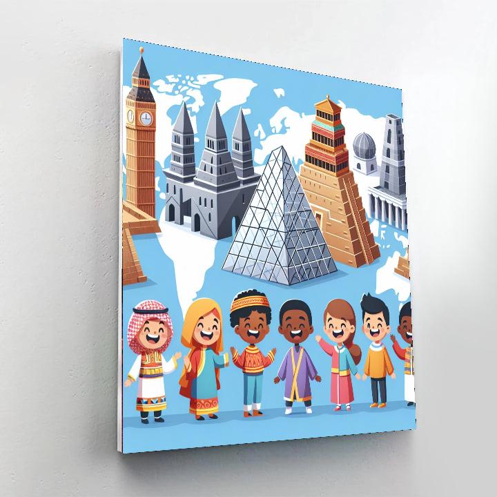 Travel The World Adventures Paint By Numbers Art