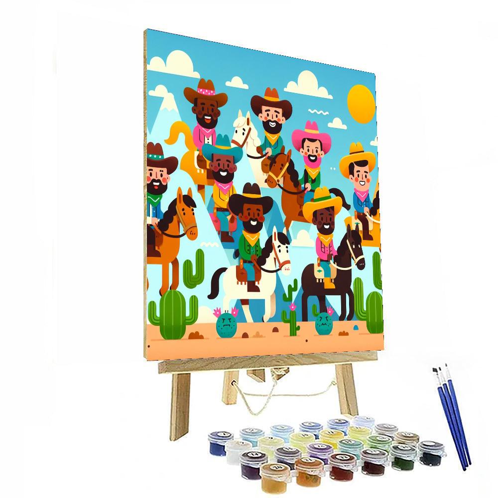 Creative Wild West Numbered Painting Kits