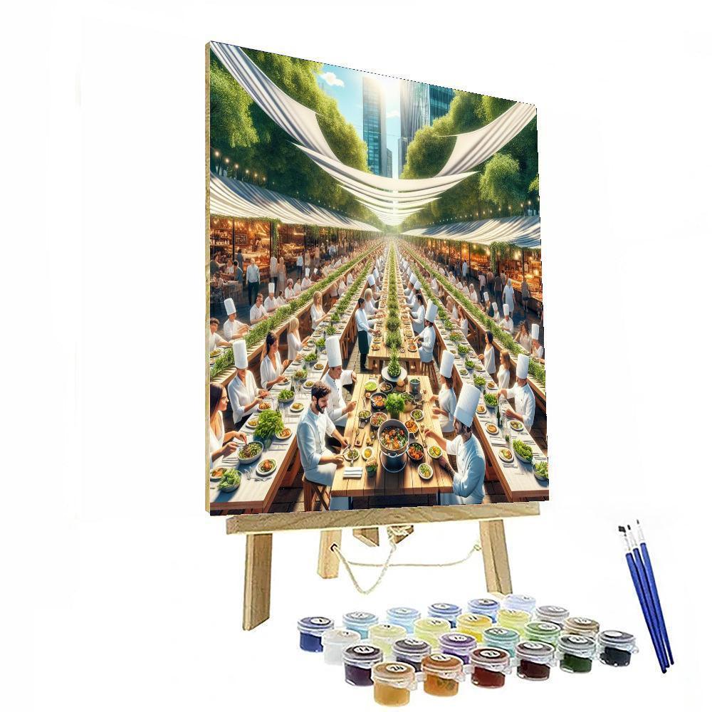 Melbourne Food And Wine Festival - Melbourne Paint By Numbers Kits