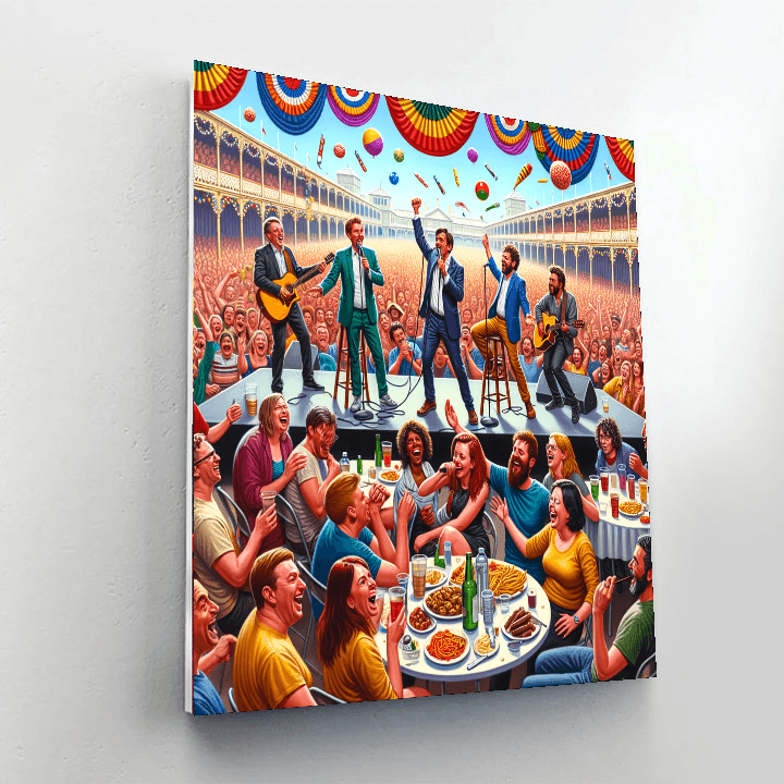 The Melbourne International Comedy Festival Paint By Color