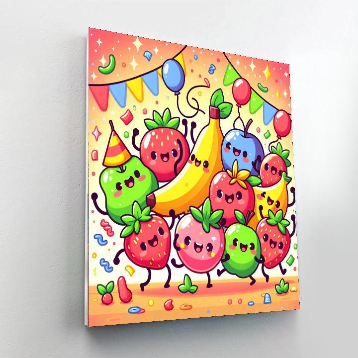 Vibrant Fruit Fiesta Numbered Painting Kits