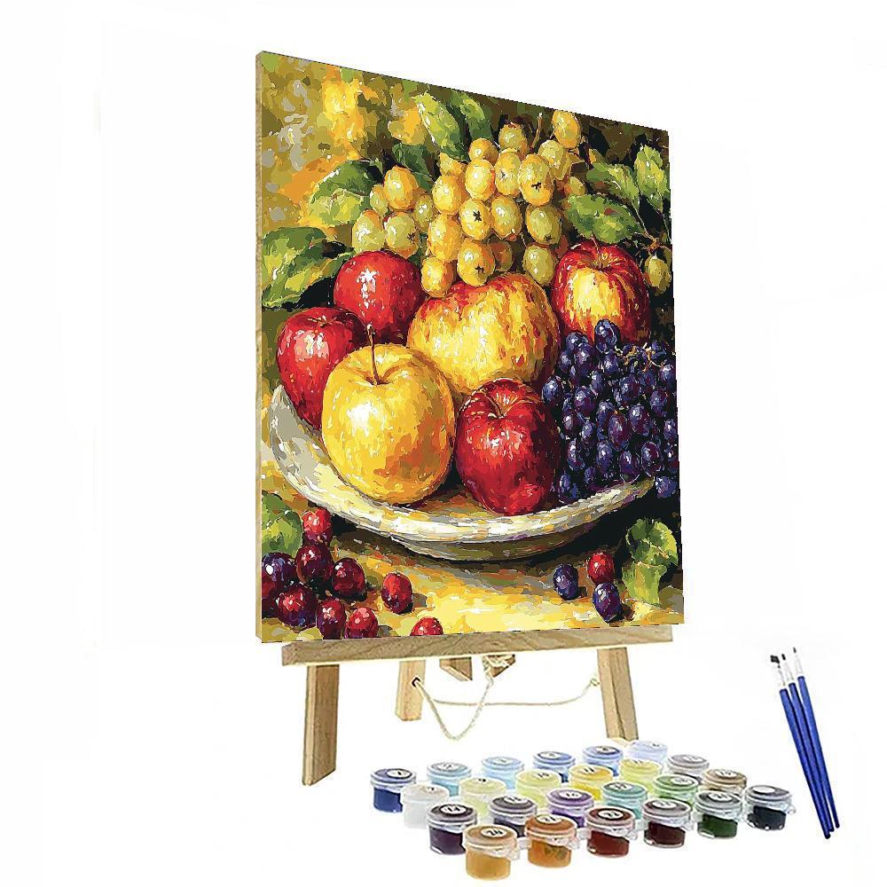Paul Cézanne Inspired Joyful Fruits  Paint By Number