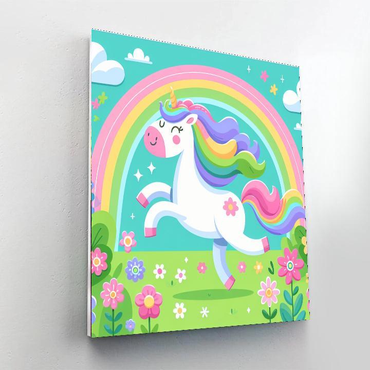 Mystical Unicorn Quest Paint By Color