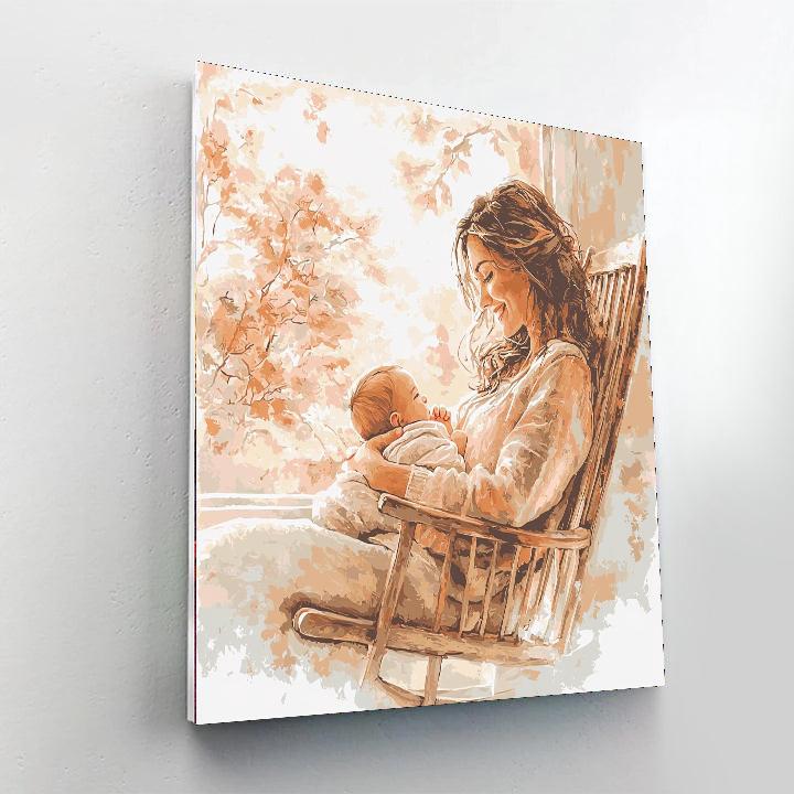 Cradled In Mother’s Love Painting Number Kit