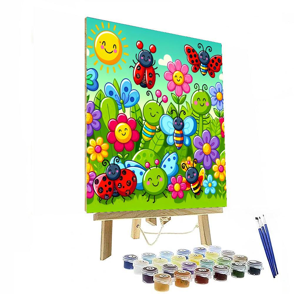 Colorful Insect Explorers Numbered Painting Kits