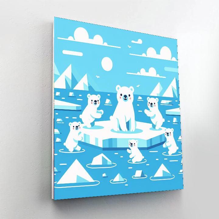 Artic Adventure Painting Number Kit