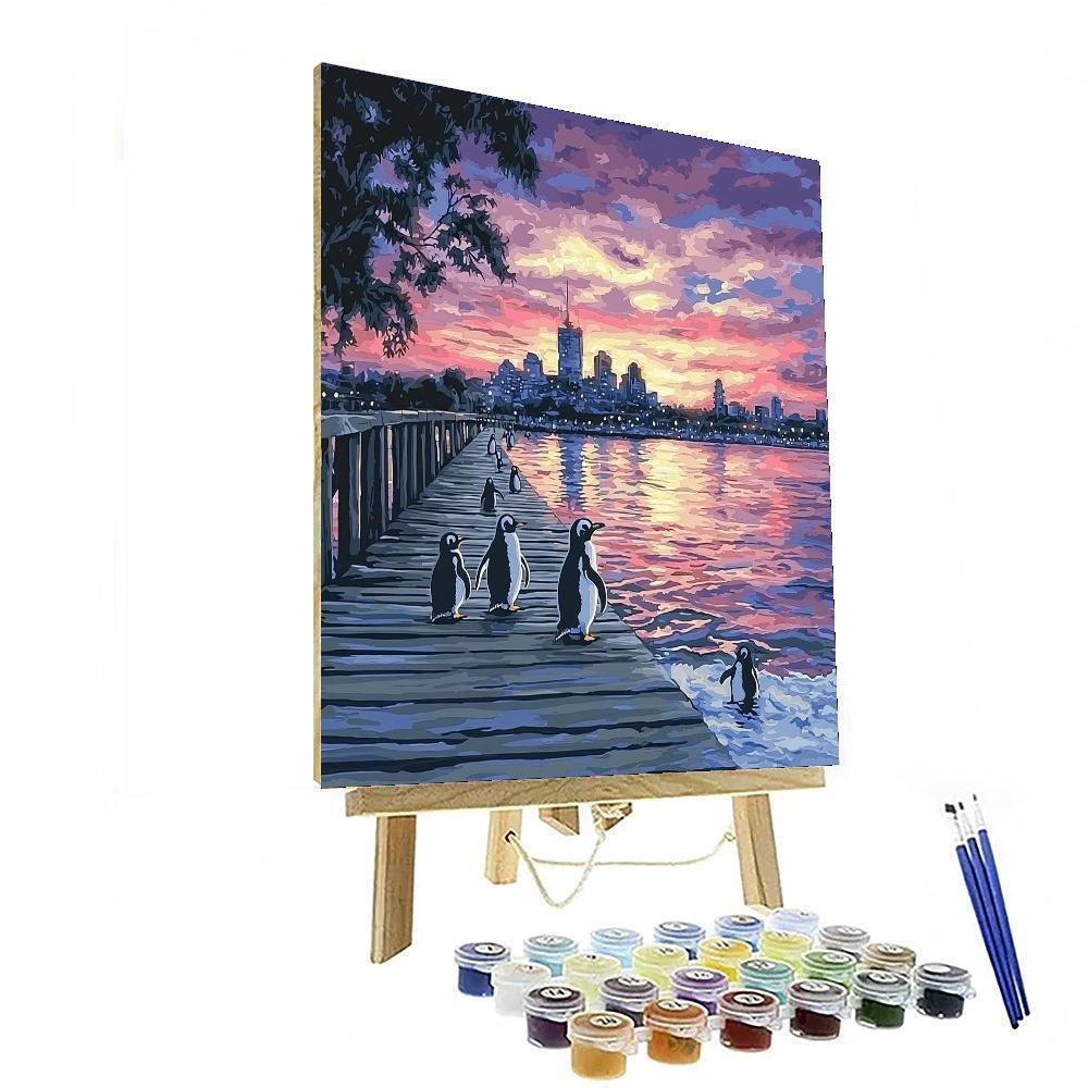 St Kilda Penguins - Melbourne DIY Paint By Numbers