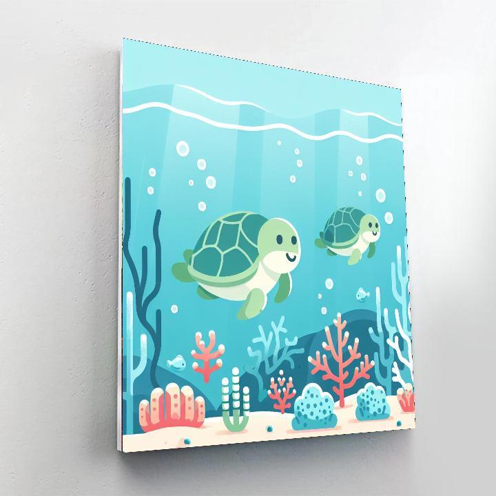 Coral Reef Carousel Paint By Color