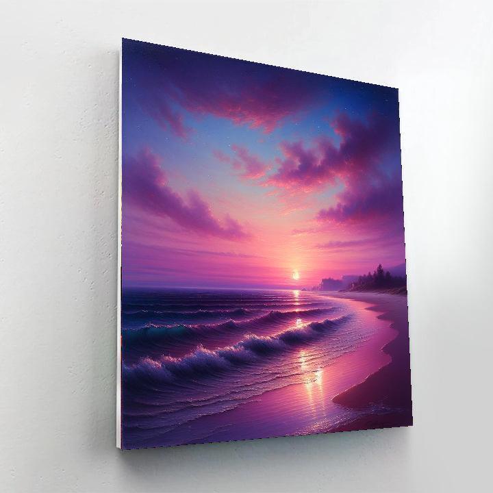 Twilight Beach Serenity Paint By Numbers