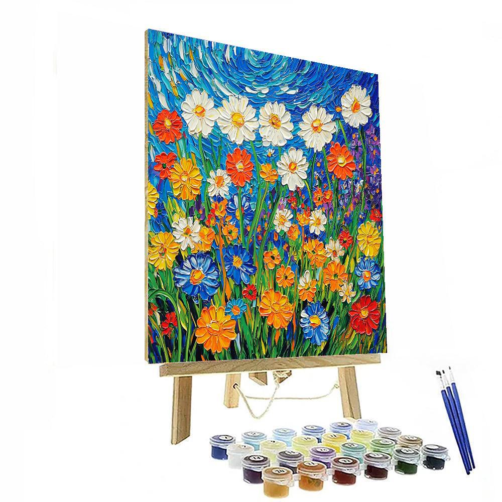 Vincent Van Gogh Inspired Wildflower Dance  Paint By Numbers Kits