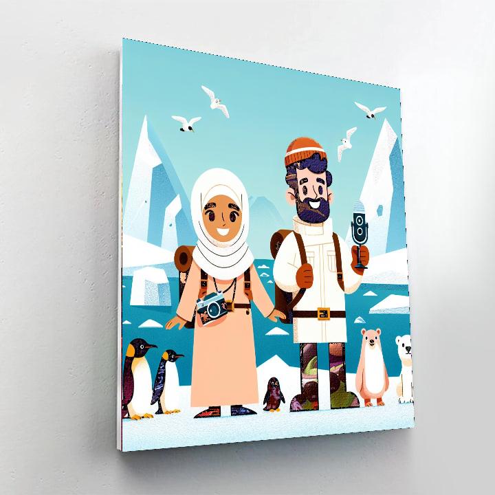 Arctic Expedition Team Paint By Numbers