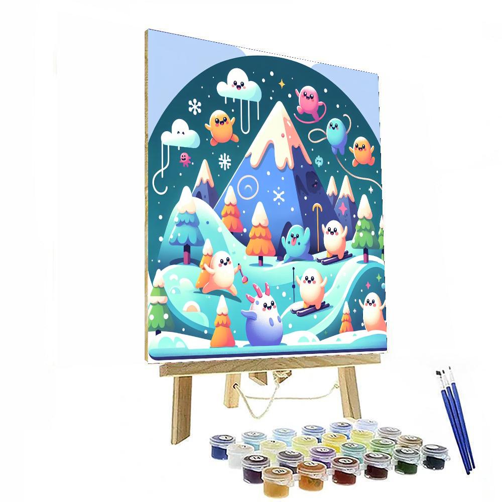 Magical Mountain Mirth Numbered Painting Kits