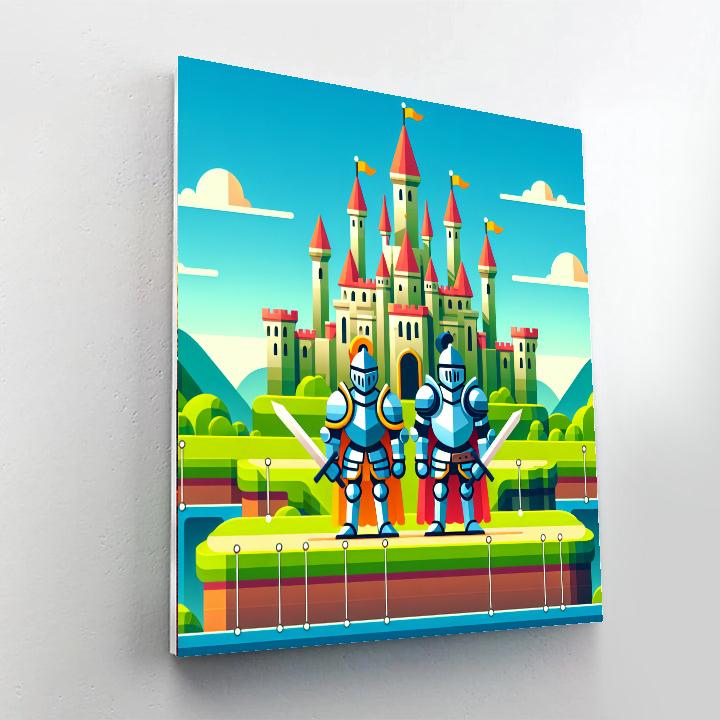 Knights And Castles Tale Numbered Painting Kits