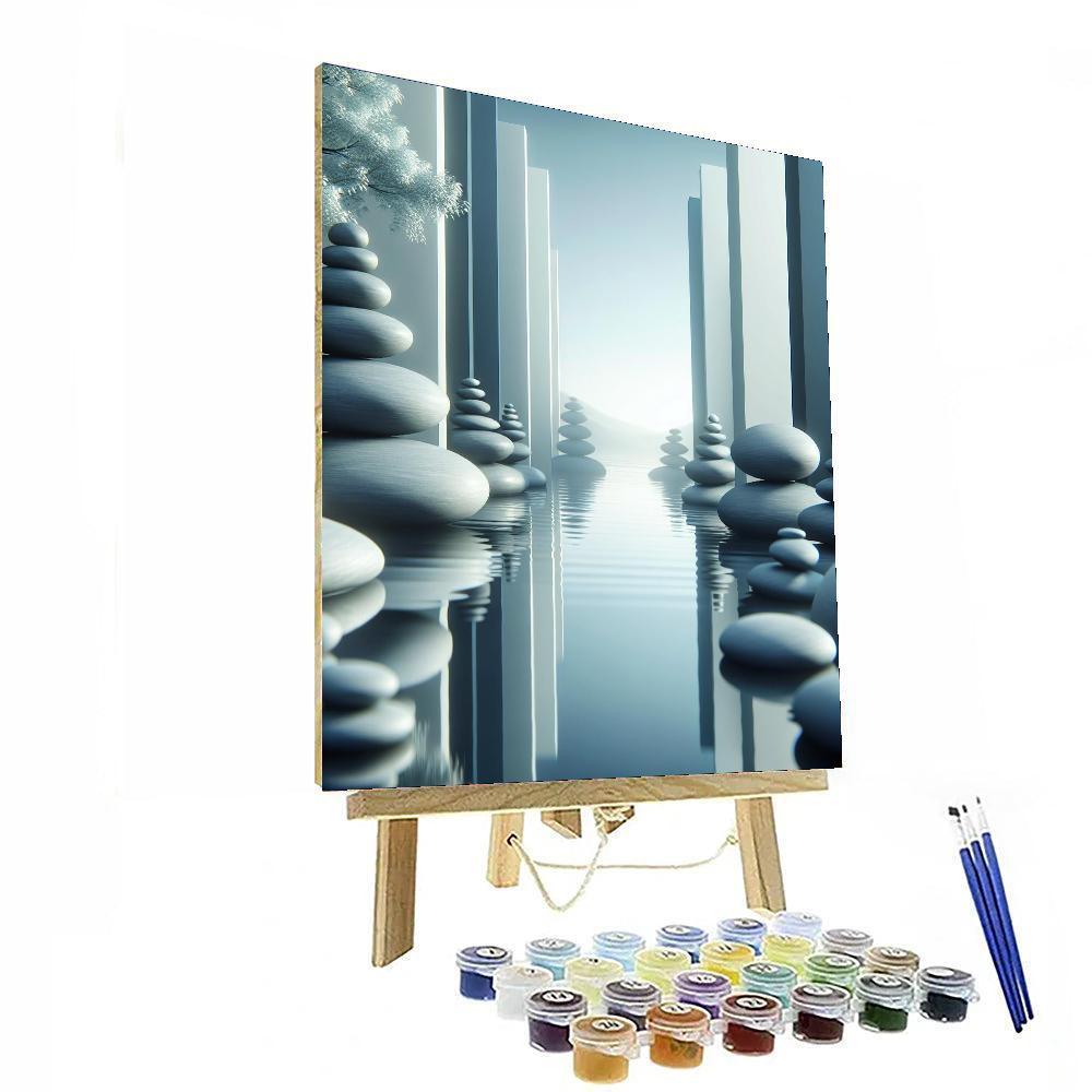 Harmonious Zen Stones Painting Number Kit