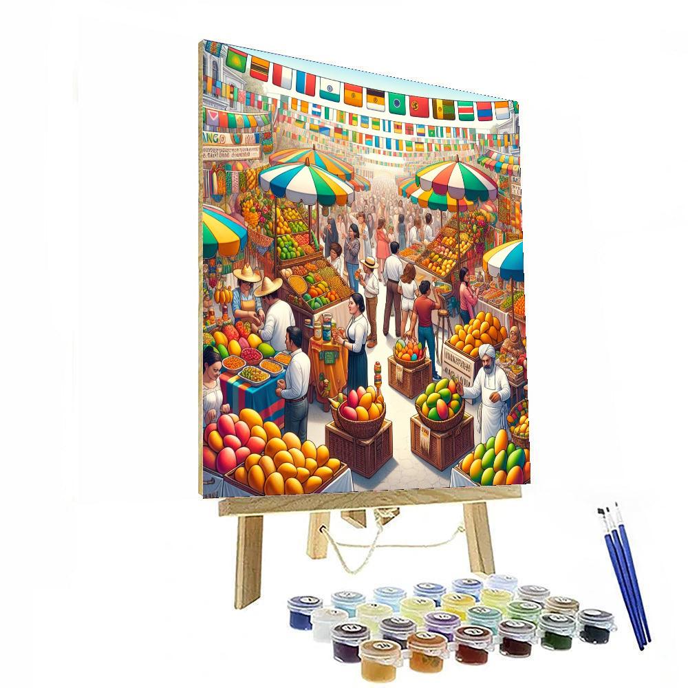Mango Festival - India Paint By Numbers Art