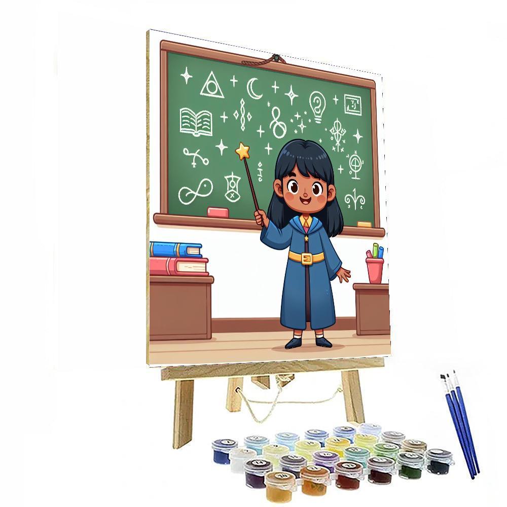 Magic School Of Sorcery Paint By Color