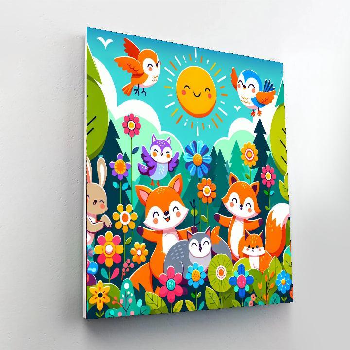 Friendly Forest Adventures Paint By Numbers Kits