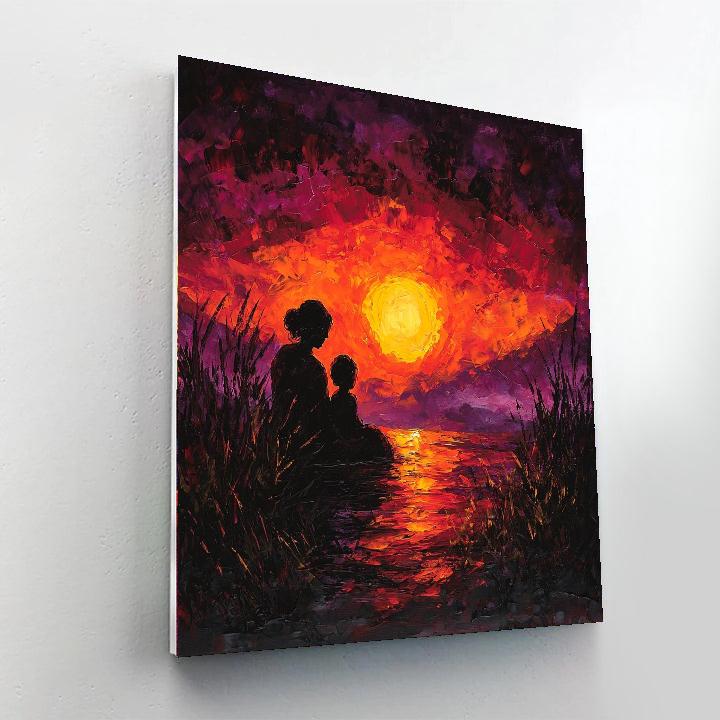 Shadows Of Sunset Painting Number Kit