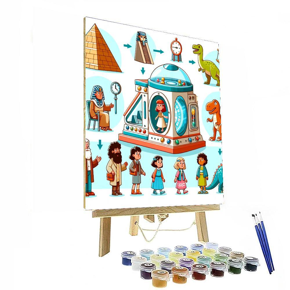Time-traveling Adventure Paint By Numbers