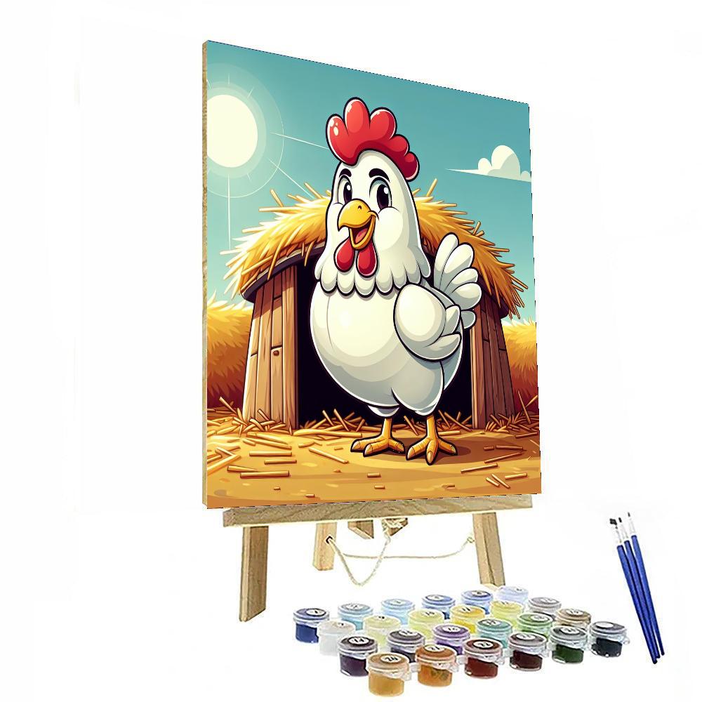 Cheery Chicken Painting By Numbers Kit