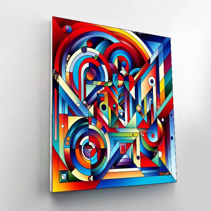 Harmony Of Shapes And Colors Paint By Numbers