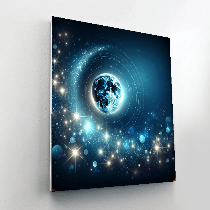 Moonlit Starry Night Paint By Number